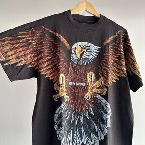 Harley Davidson AOP T-shirt Eagle